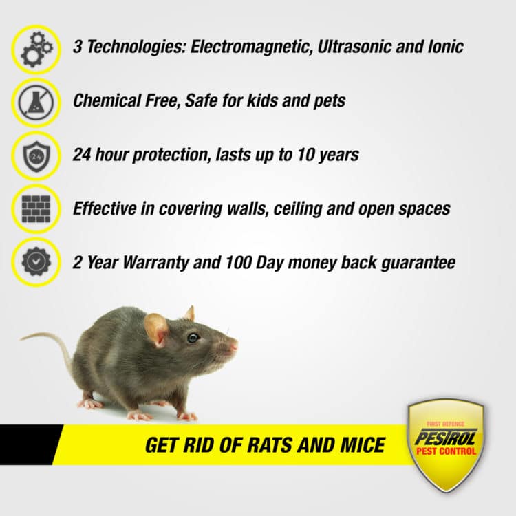Pestrol Rodent Free Effective Electronic Rodent Control