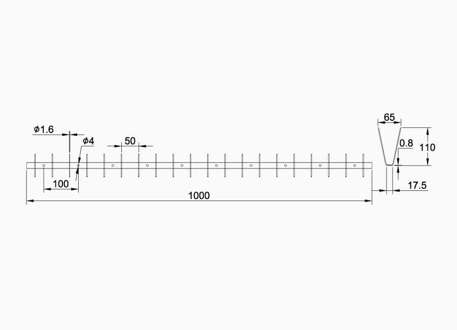 Stainless Steel Narrow Bird Spikes