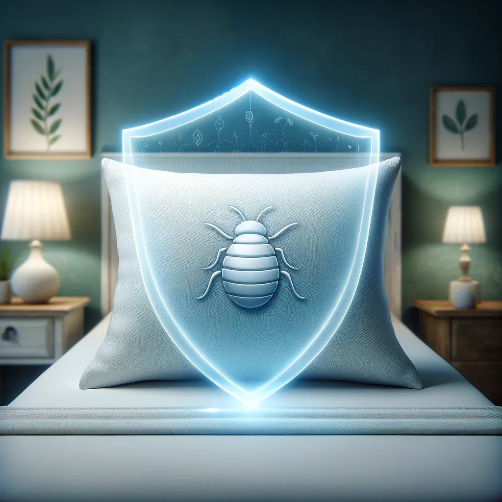 Bed bug on sale pillow cover