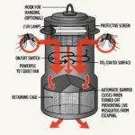 Pestrol Dominator Mosquito Trap Illustration