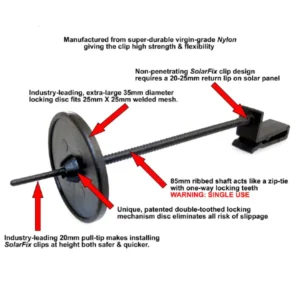 Solar Panel Fasteners Labels