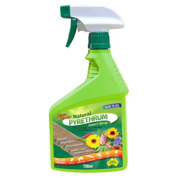 Sharp Shooter Natural Pyrethrum Insect Spray 750ml bottle on white background