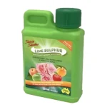 Sharp Shooter Lime Sulphur bottle front label on white background