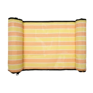 Aqua Boss Water Hammock in Orange Zest color fully rolled out for display on white background.