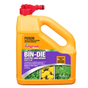 Amgrow Bin-Die Hose-On 2L bottle front label on white background