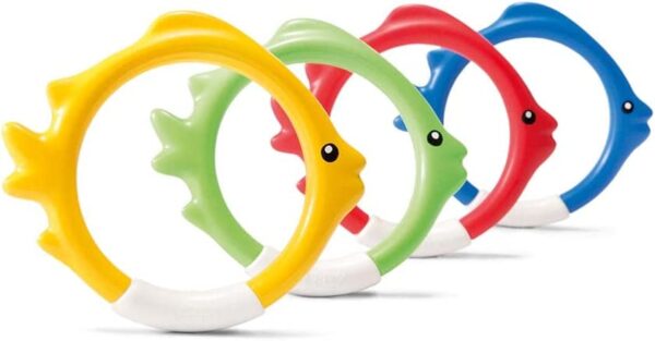 Underwater Fish Rings 4pc Pestrol