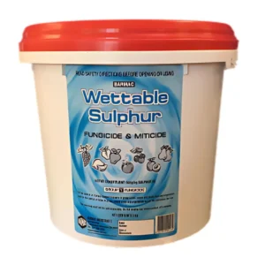 Wettable Sulphur 2kg front label on white background