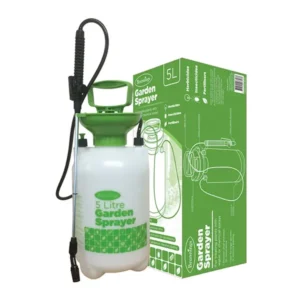 Brunnings pressure sprayer with durable tank, pump handle, and adjustable spray nozzle - hand pump pressure sprayer for gardens