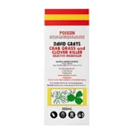 David Grays Crab Grass & Clover Killer bottle for effective weed control.