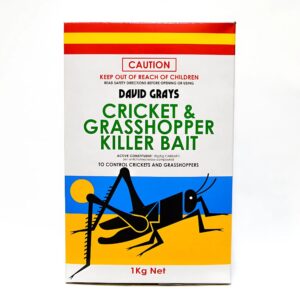 David Gray's Cricket & Grasshopper Killer Bait 1KG – Effective pest control for crickets and grasshoppers.