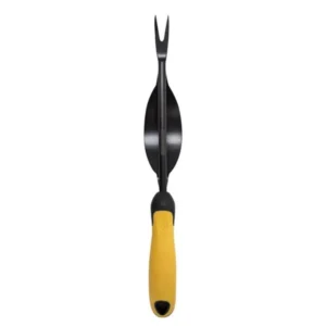 Gardenmaster Hand Weeder soft grip handle, front view on white background