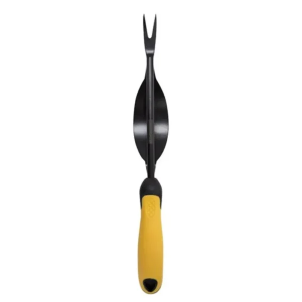 Gardenmaster Hand Weeder soft grip handle, front view on white background