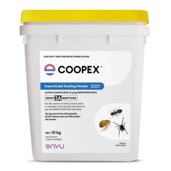 Coopex Insecticidal Dust 10kg front view bag on white background