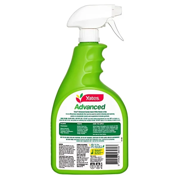Yates Baythroid RTU 750ml bottle standing on outdoor surface.