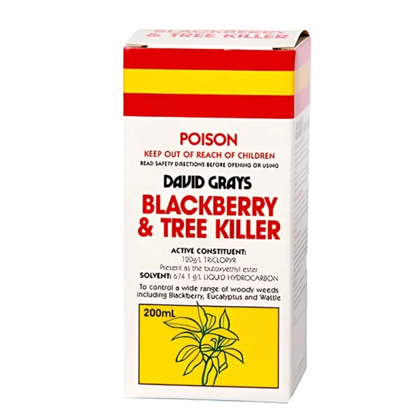 David Grays Tree & Blackberry Killer 200ml bottle - Woody Weed Killer