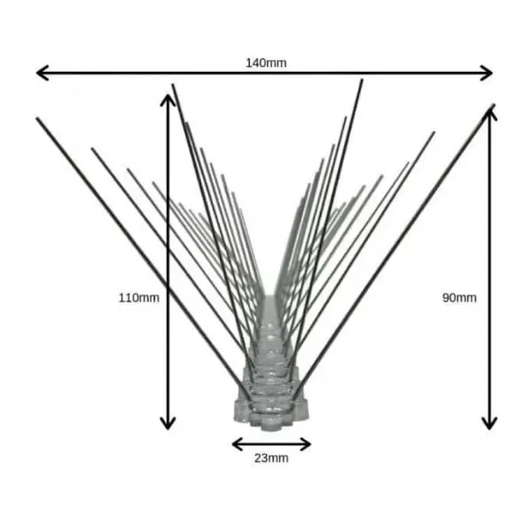 Marine Grade anti bird spikes