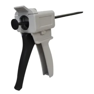 Pestrol ant gel gun rear view showing trigger handle and plunger rod.