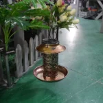 Solar Hanging Bird Feeder - Elegant Design