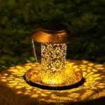 Solar Hanging Bird Feeder - Light up the night!