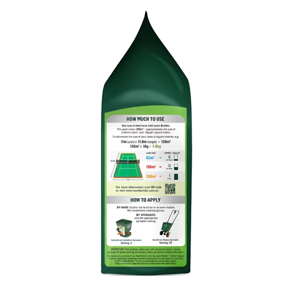 Scotts Lawn Builder Extreme Green Slow Release Fertiliser for Vibrant Grass