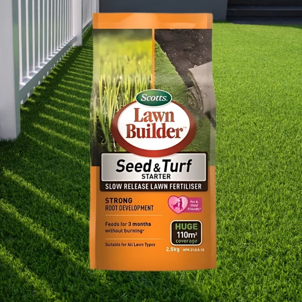 Scotts Lawn Builder Seed & Turf Starter 2.5kg - Perfect for New Lawns