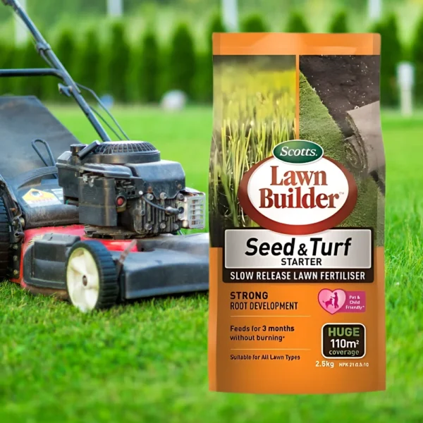 Scotts Lawn Builder Seed & Turf Starter 2.5kg - Strong Root Growth