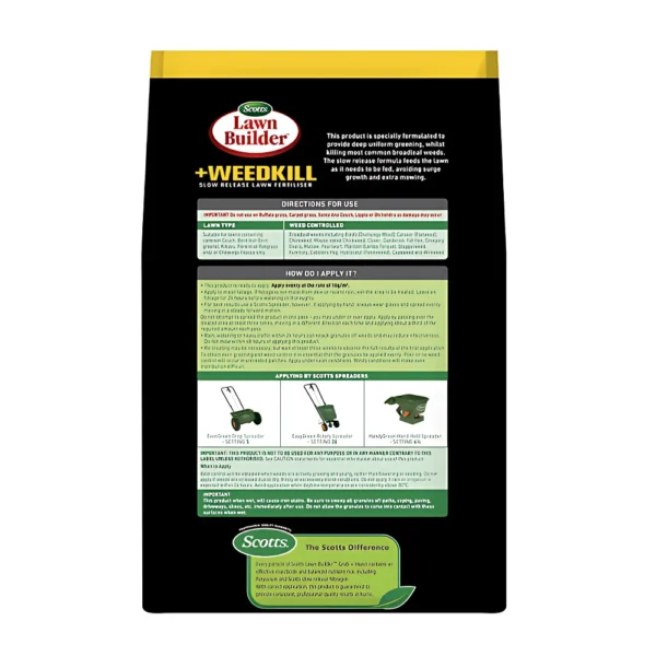 Scotts Lawn Builder & Weed Killer for Healthy Lawn Maintenance