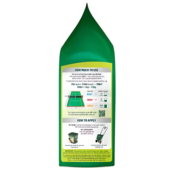 cotts Lawn Builder 4kg bag with close-up of granules