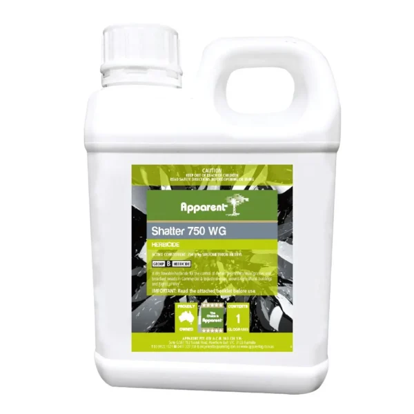 Apparent Shatter 750 1kg herbicide for long-lasting residual weed control in commercial and agricultural areas.