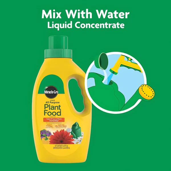 Miracle-Gro liquid plant food for enhanced growth