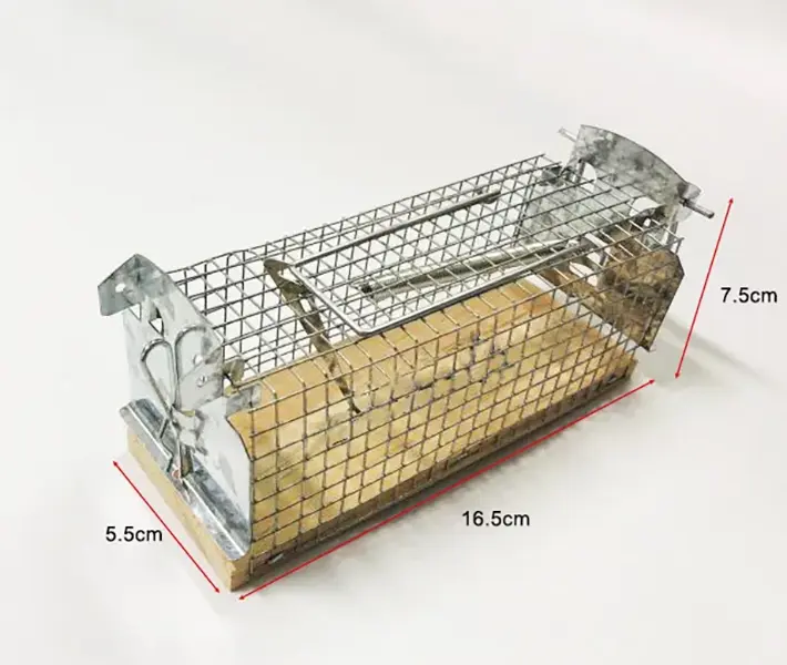 2-piece Reusable Humane Mouse Trap Live Catch And Release Mouse Cage Animal  Pest Rodent Hamster Capture Trap