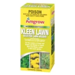 Amgrow Kleen Lawn Weed Killer 250mL front label on white background