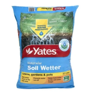 Front label of Waterwise Granular Soil Wetter pack on a white background