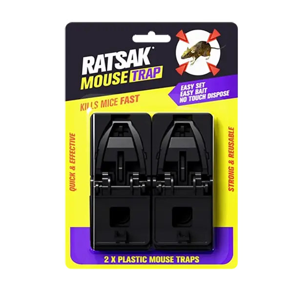 2x Humane Mouse Traps Live Catch & Release Rodent Rat Mice Trap No Harm  Reusable