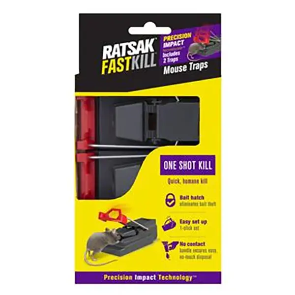 Live Catch Baited Mouse Trap - Twin Pack - Brunnings