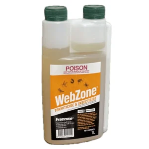 Front of Webzone Termicide and Insecticide container on a white background