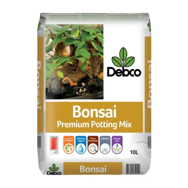 A bag of Deblit Premium Potting Mix 10L, specially formulated for optimal growth and healthy root development in potted plants.