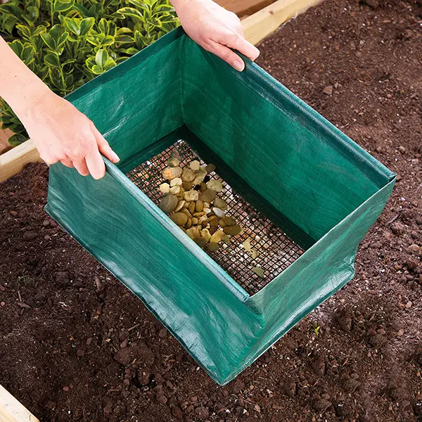 Garden soil sieve discount
