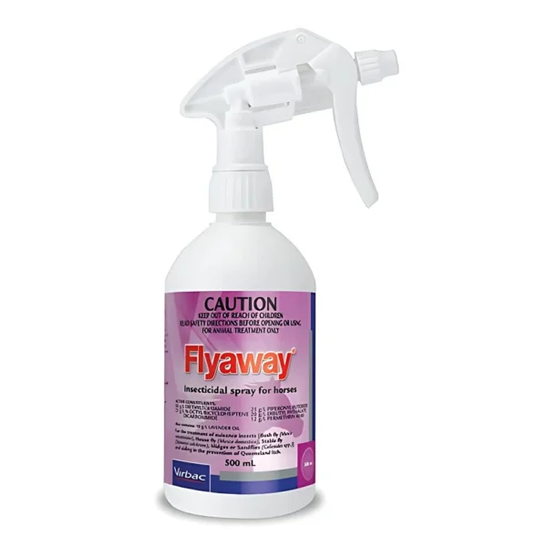 Virbac Flyaway Insecticidal Spray for Horses – Powerful fly and insect control with long-lasting repellency for stables, floats, and equipment.