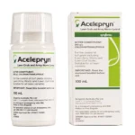 Acelepryn Liquid Lawn Insecticide bottle designed for turf pest management.