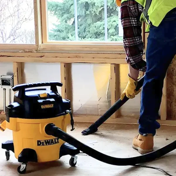 Durable Dewalt 23L Polyurethane Body Wet & Dry Vacuum Cleaner for job sites.