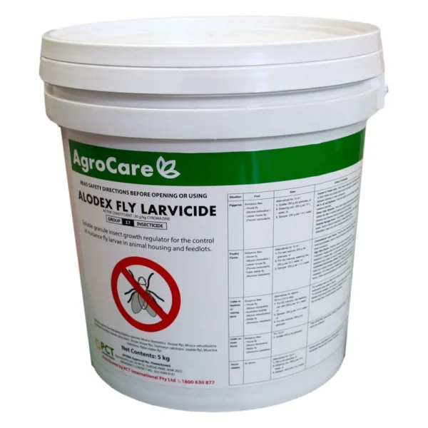 Alodex Fly Larvicide for Poultry Farms – an effective insect growth regulator that controls fly larvae before they mature.