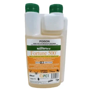 Surefire Fortune 500 EC Multi-Purpose Insecticide & Termiticide front label on white background
