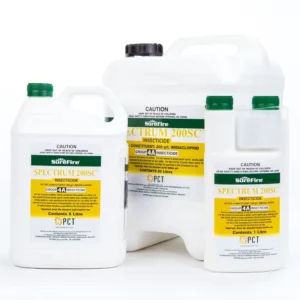 Surefire Spectrum 200SC Insecticide & Termiticide bottle front label on white background