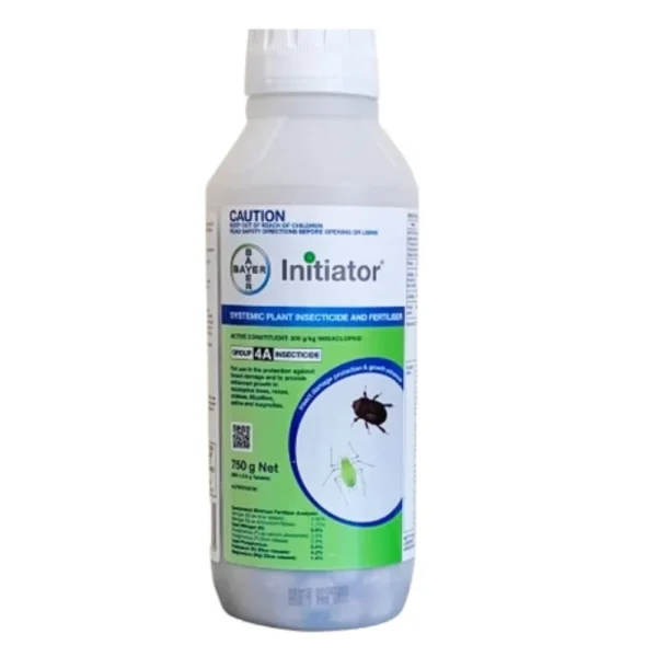 Envu Initiator Systemic Plant Insecticide Plus Fertiliser front bottle on white background