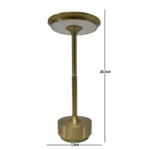Gold LED Rechargeable Table Lamp – Modern cordless lighting from Pestrol Australia, ideal for home, office, or outdoor settings with energy-efficient LED.