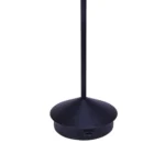Cordless LED Bedside Lamp Black - USB-C Recharceable