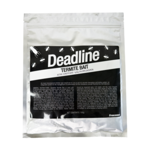 Deadline Termite Bait 100gm pouch for effective termite control in residential and commercial properties.