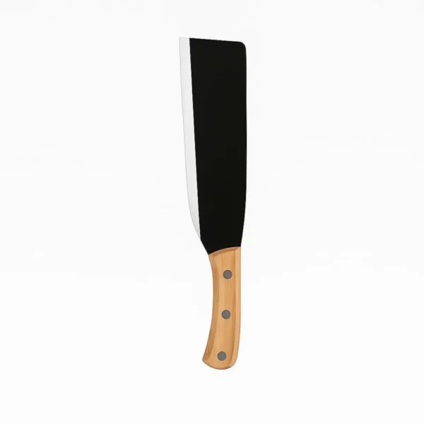 Pestrol Fire Machete - Durable blade with ergonomic wooden handle, ideal for bushfire management and vegetation clearing.