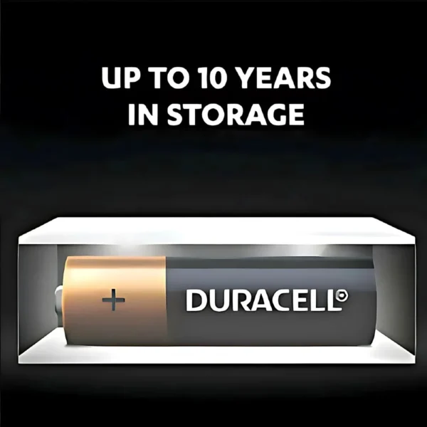 Duracell CopperTop AA Alkaline Batteries 20 pack with packaging emphasizing energy efficiency and brand quality.